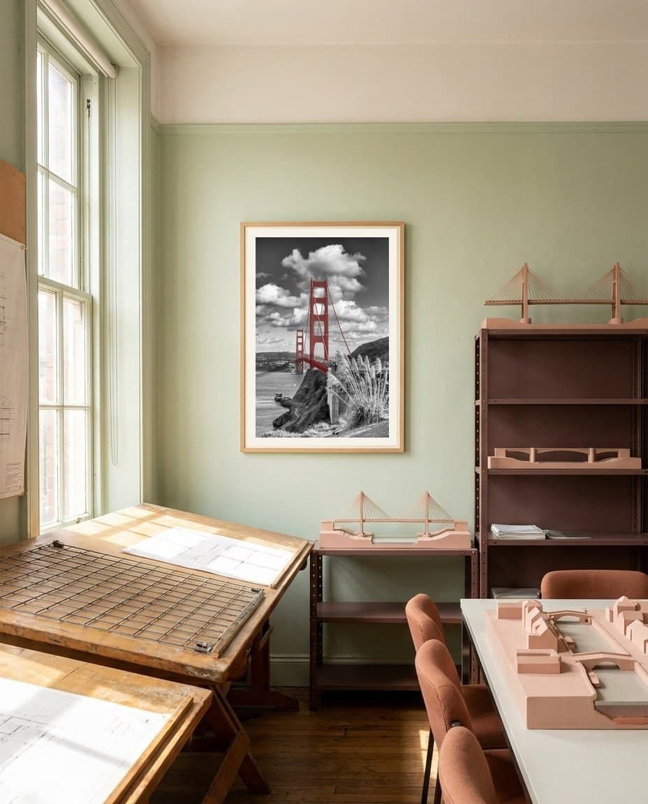 SAN FRANCISCO Golden Gate Bridge | colorkey